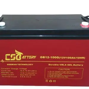 BATERIA GEL CSBATTERY 12V 100AH ALTA TEMPERATURA