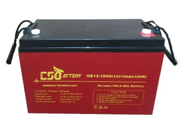 BATERIA GEL CSBATTERY 12V 100AH ALTA TEMPERATURA