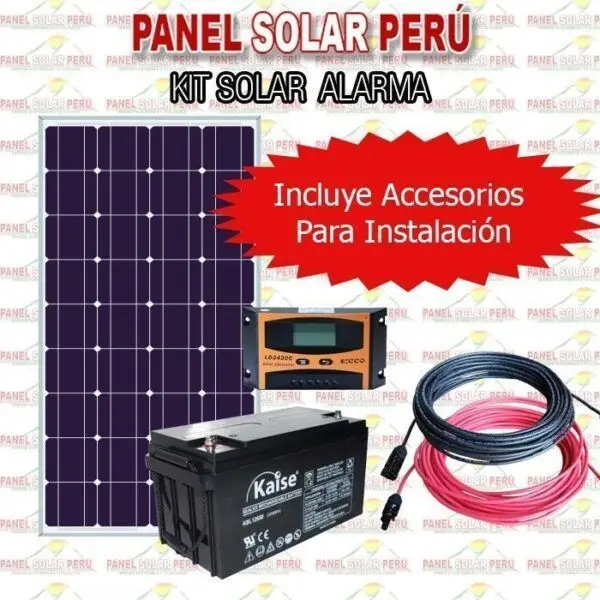 Kit Solar Para Alarma De Seguridad
