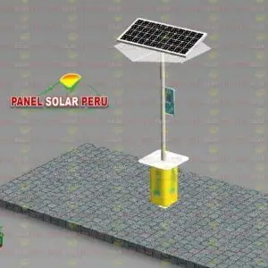 Modulo de carga solar de acero inoxidable con mesa