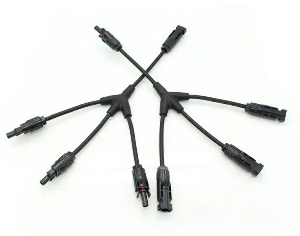 Conector Triple MC4 Multicontact 3 en 1 con Cable