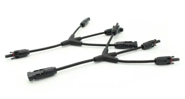 Conector Triple MC4 Multicontact 3 en 1 con Cable
