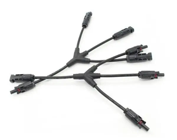 Conector Triple MC4 Multicontact 3 en 1 con Cable