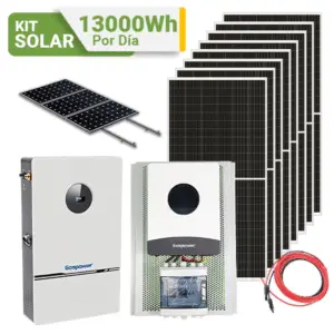Kit Solar 13000Wh Litio Gospower