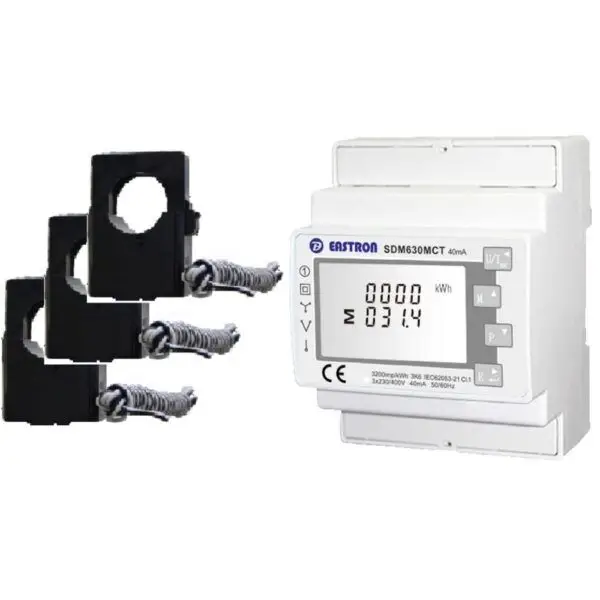 Smart meter trifasico + ct's