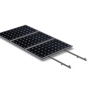 Estructura 0° coplanar Aluminio T6000 AISI 304 / SET x 4 paneles