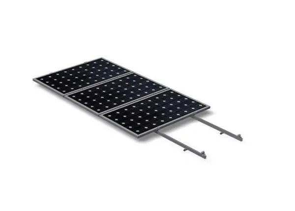 Estructura 0° coplanar Aluminio T6000 AISI 304 / SET x 4 paneles