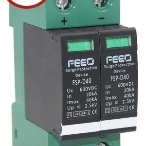 SPD DC FEEO 2P 600VDC 20KA~40KA + REMOTE SIGNALING