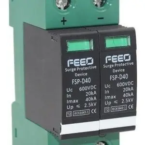 SPD DC FEEO 2P 600VDC 20KA~40KA