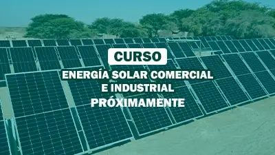Curso de Energía Solar Comercial e Industrial