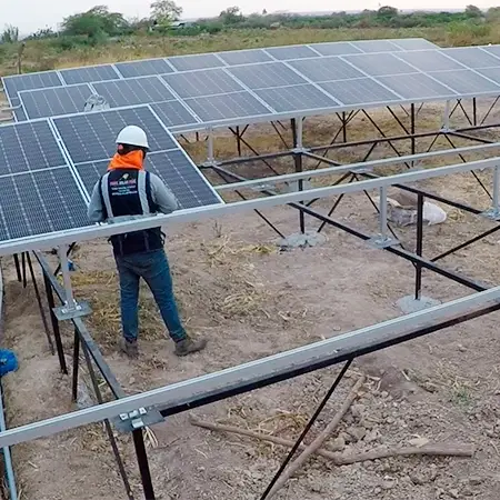 instalacion paneles solares bomba 15hp
